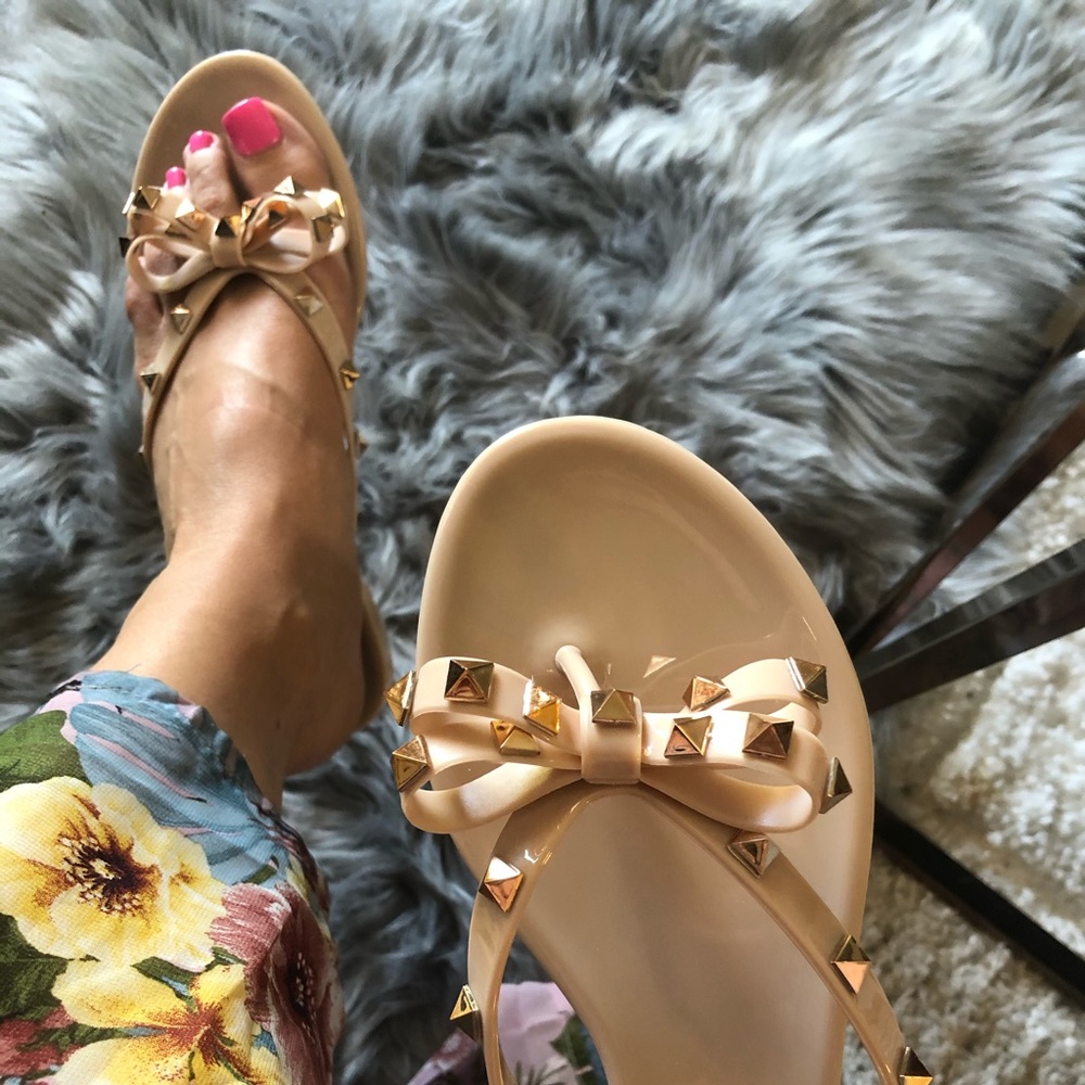 “VALI” Sandals In Nude
